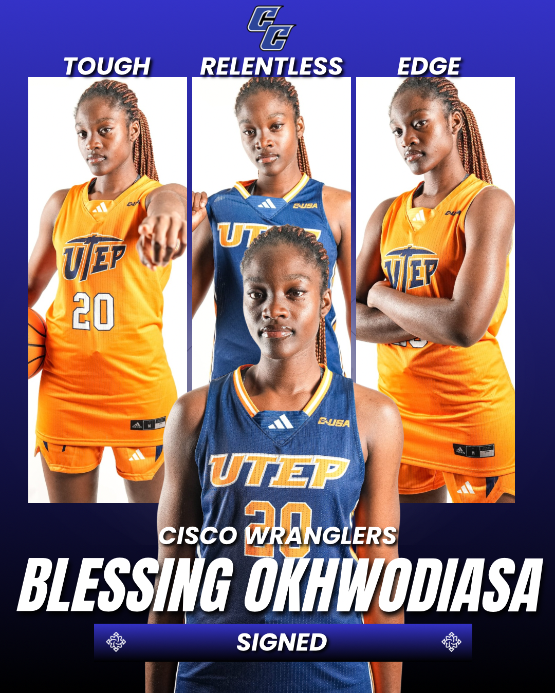 NEWCOMER: BLESSING OKHWODIASA